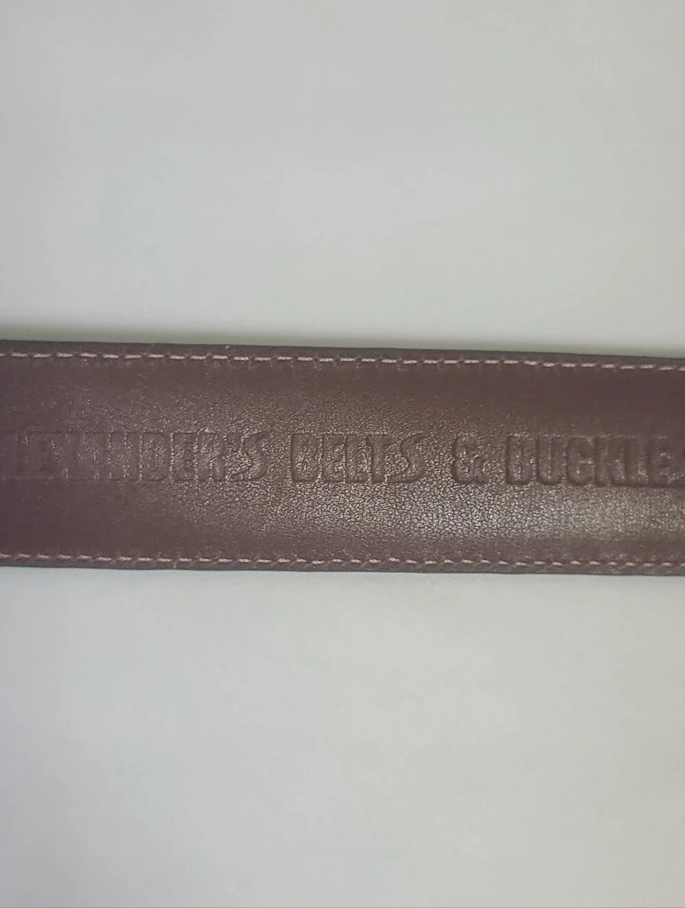 Alexander’s Sterling Silver Gold Plated Black Alligator Belt & Buckle USA Sz 34